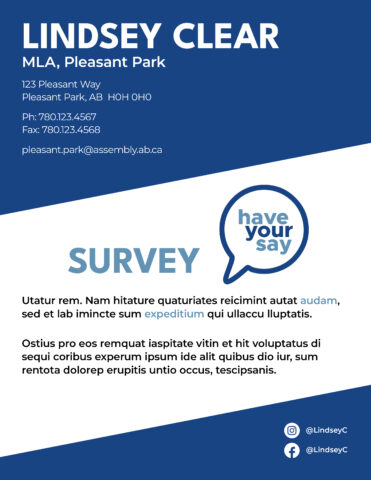 Extra component of the direct mail design template for 