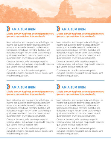 Back side of the direct mail design template for 