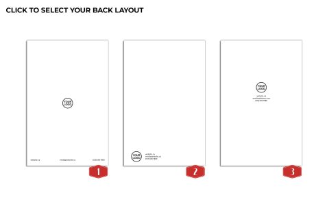 Extra component of the direct mail design template for 