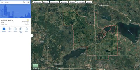 A 6-Digit Postal Code That Covers A Rural Area Can Cover 100S Of Sq/Km. The Above Example Shows The Postal Code T0E 0L0 In Alberta.