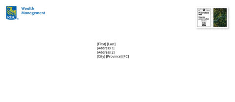 Extra component of the direct mail design template for 