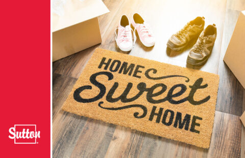 Front side of the direct mail design template for 