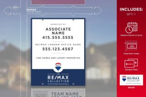 RE/MAX Yard Sign Panel | TRC | Bar | 24x30