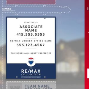 RE/MAX Yard Sign Panel | TRC | Bar | 24x30