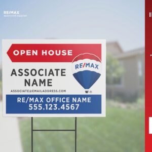 RE/MAX Directional Sign | Primary RWB | Open House | 24x18