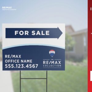 RE/MAX Directional Sign | TRC | For Sale | 24x18