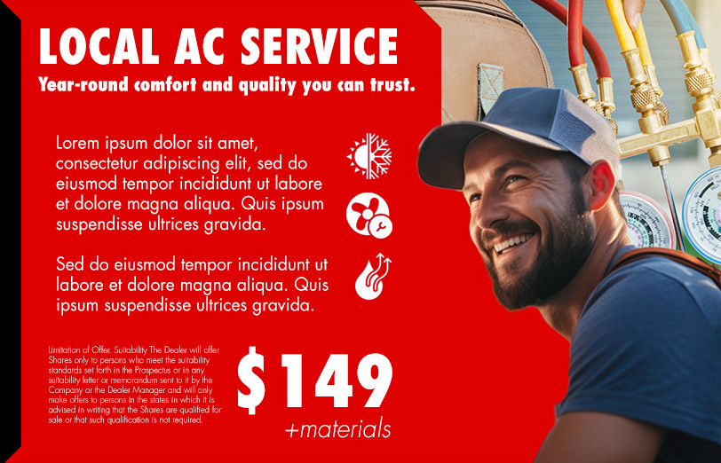 Neighbourhood Mail Piece From Local Canadian Hvac Company